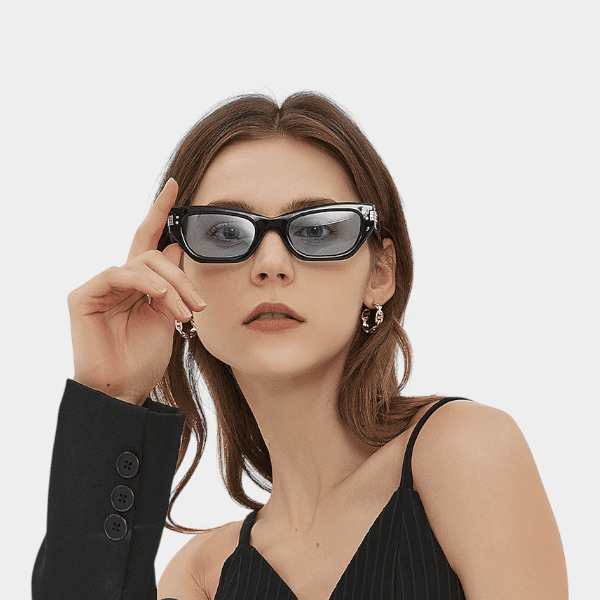 Korean style cat glasses sweet cool niche 5463 trendy sunglasses fashion dopamine personality hot girl exaggerated sunglasses