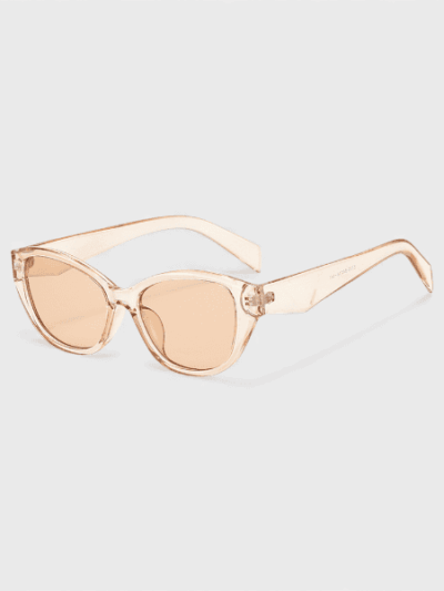 Oleo Retro Hot Girl Black Frame High-end Sense Ins Style Cat Eye Slim Anti-blue Sunscreen Sunglasses