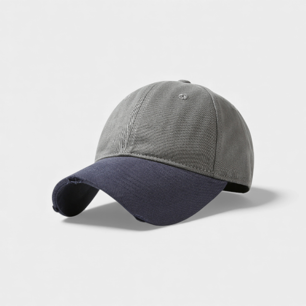 Spring and Summer Soft Top Baseball Cap Women's Dopamine Fashion Contrast Color Cap American Style Retro Outdoor Light Plate Casual Cap