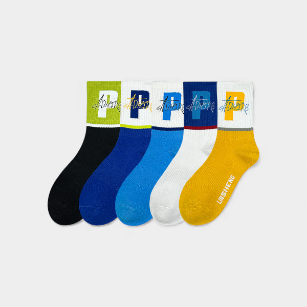 Sports Socks for Men Teenagers Big Children Students Summer Thin 2024 New Explosions Sports Basketball Mid-barrel Fashionable Socks