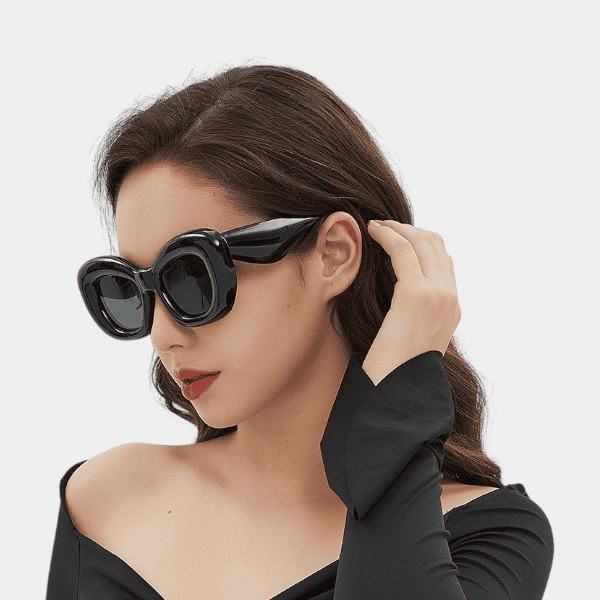 Dopamine inflatable hip hop 5465 niche trendy frog sunglasses Korean style sweet cool hot girl personalized sunglasses