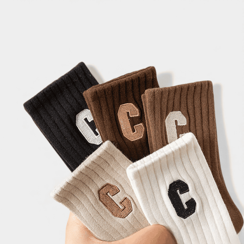 Women's Text print Sock - Image 4