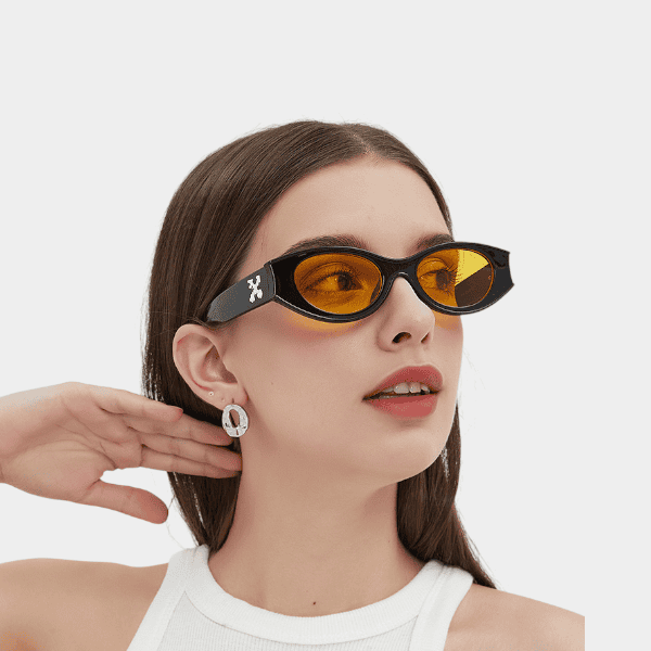 Korean style niche sweet cool 5444 UV-proof trendy sunglasses fashion hot girl personality exaggerated frog sunglasses