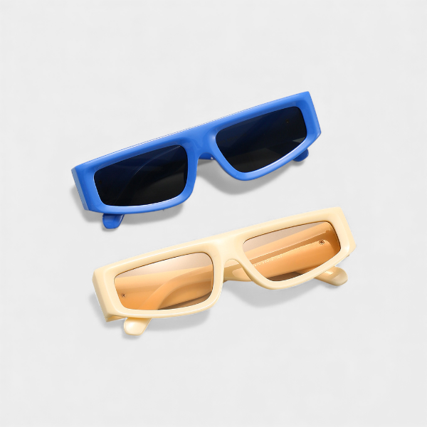 Internet Celebrity European and American Model Sunglasses Cat's Eye Sunglasses Thick Frame Leaf Legs Men's and Women's Hip-hop Sunshade Sunglasses