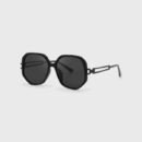 New High-grade Transparent Sunglasses Fashion Elegant Plate Glasses HD Nylon Anti-UV Sunglasses Women 9040