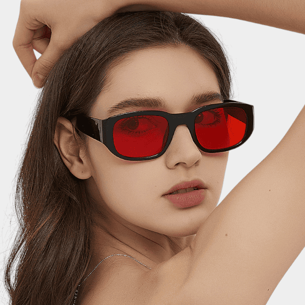 2024 hip hop personality 5487 toad hot girl sun-proof sunglasses take photos showing face small exaggerated fashion sunglasses