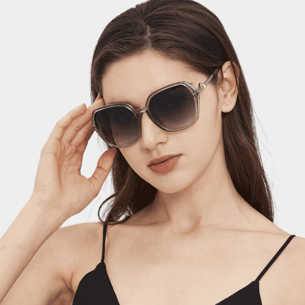 Women's sunglasses 2024 New retro elegant large frame face-looking small big face sunglasses fashionable UV-proof sunglasses
