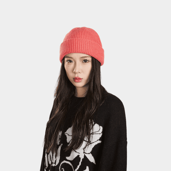 Autumn and winter outdoor warm thick knitted hat men's and women's simple fashion antibacterial cold hat outdoor thermal wool winter hat