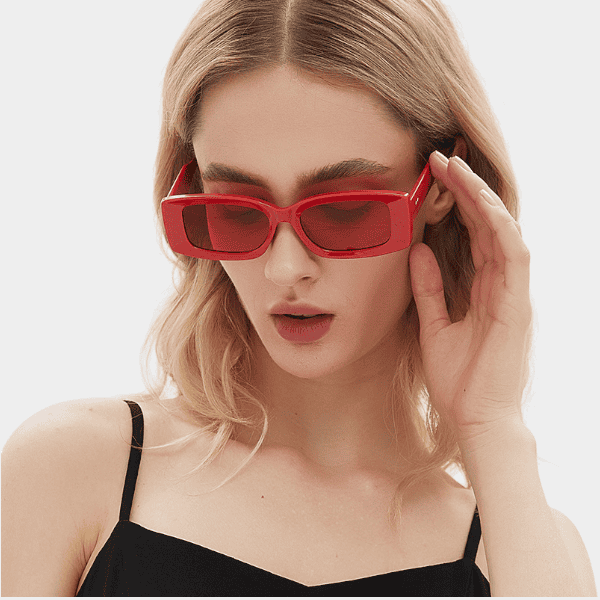 Autumn 2024 New European and American Personality Small Frame Sunglasses Women's High Sense Punk Fashion All-match Sunscreen Sunglasses