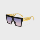 European and American trend wide leg hollow letter retro square large frame sunglasses 2024 new foreign trade personalized sunglasses