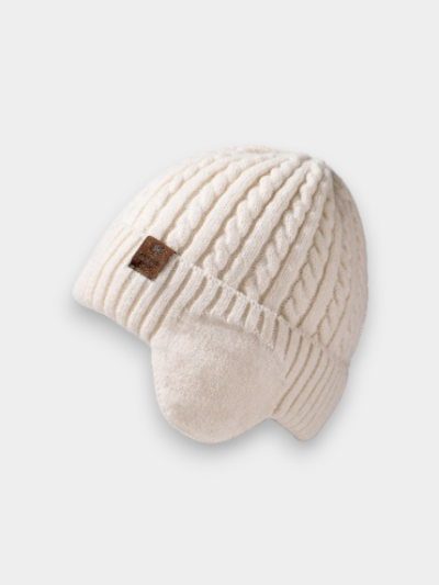 Amazon cross-border knitted hat men's winter vintage twist ear protection wool hat women's Korean-style all-match pullover hat fashion