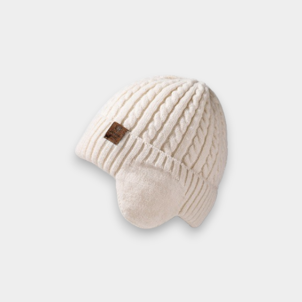 Amazon cross-border knitted hat men's winter vintage twist ear protection wool hat women's Korean-style all-match pullover hat fashion