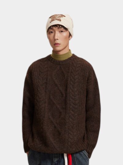 Men's Oversized Long sleeves Knitted Jumper