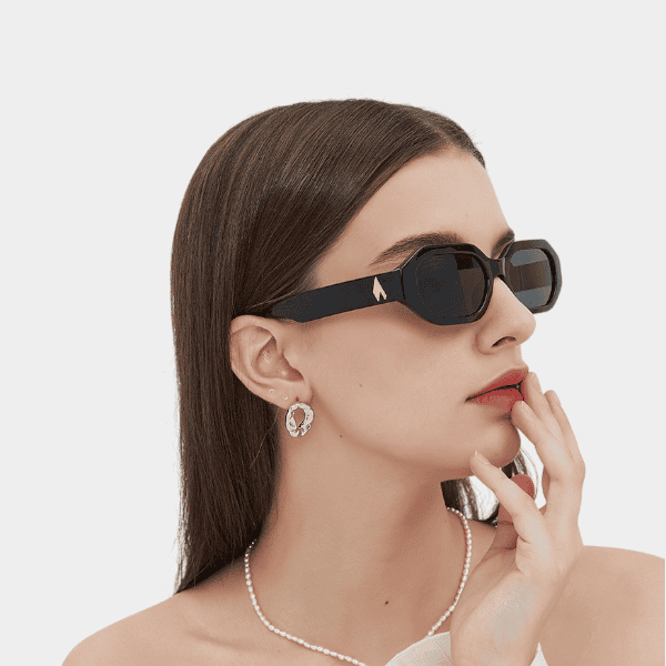 Polygon niche Korean style 5450 UV-proof sunglasses fashion clock-in exaggerated personality trendy street shot sunglasses