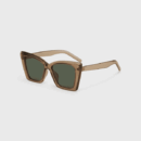 2025 New Style Cyber Celebrant Hong Kong Style Sunglasses Women's Big Face European and American Retro Didi Retro Anti-UV Sunglasses