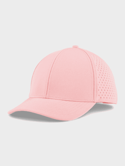 Cross-border wholesale custom Logo laser punching sports cap outdoor anti-splashing cool antibacterial mesh baseball cap