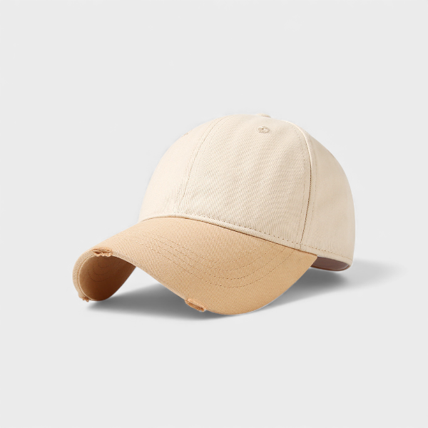 Spring and Summer Soft Top Baseball Cap Women's Dopamine Fashion Contrast Color Cap American Style Retro Outdoor Light Plate Casual Cap