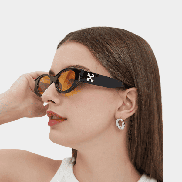 Korean style niche sweet cool 5444 UV-proof trendy sunglasses fashion hot girl personality exaggerated frog sunglasses