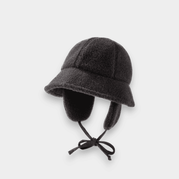 Designer South Korea Detachable Ear Protection Lamb Wool Fisherman Hat Children's East Gate Autumn and Winter New Duck Tongue Pot Hat