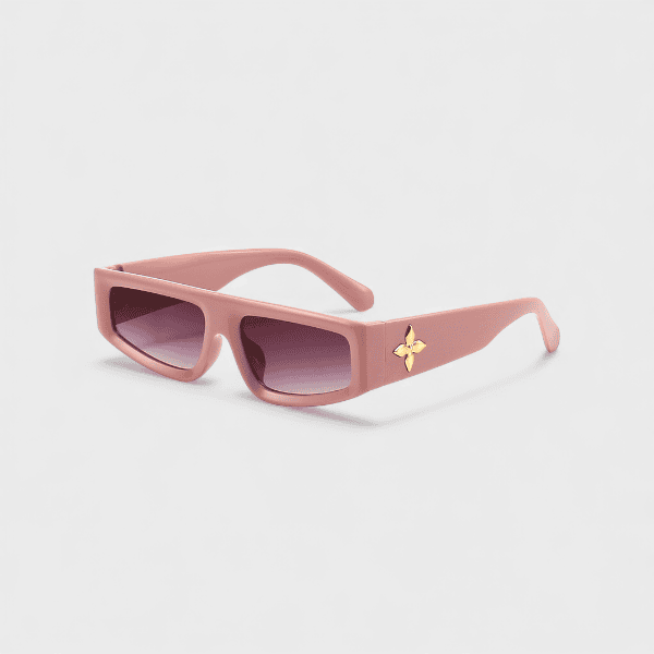Internet Celebrity European and American Model Sunglasses Cat's Eye Sunglasses Thick Frame Leaf Legs Men's and Women's Hip-hop Sunshade Sunglasses