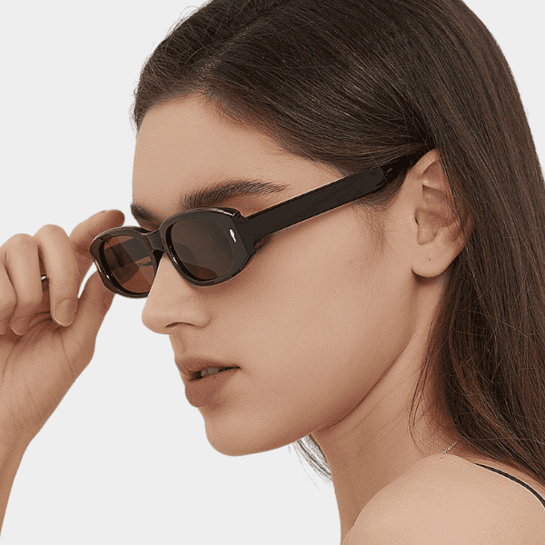 Elegant personality 2024 sweet cool 5657 hip hop hot girl sunglasses Street shooting niche fashion UV-proof sunglasses