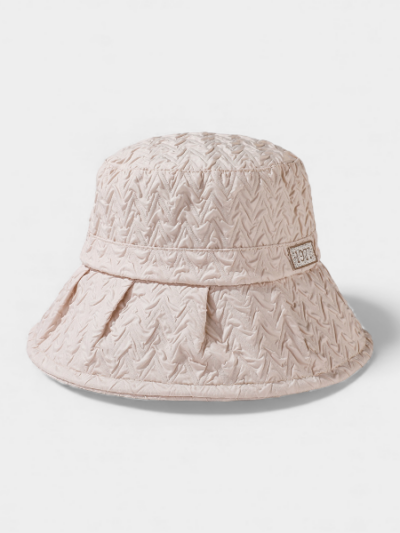Seersucker fisherman hat spring and summer new Korean style pleated basin hat fashion trend niche sunshade hat women
