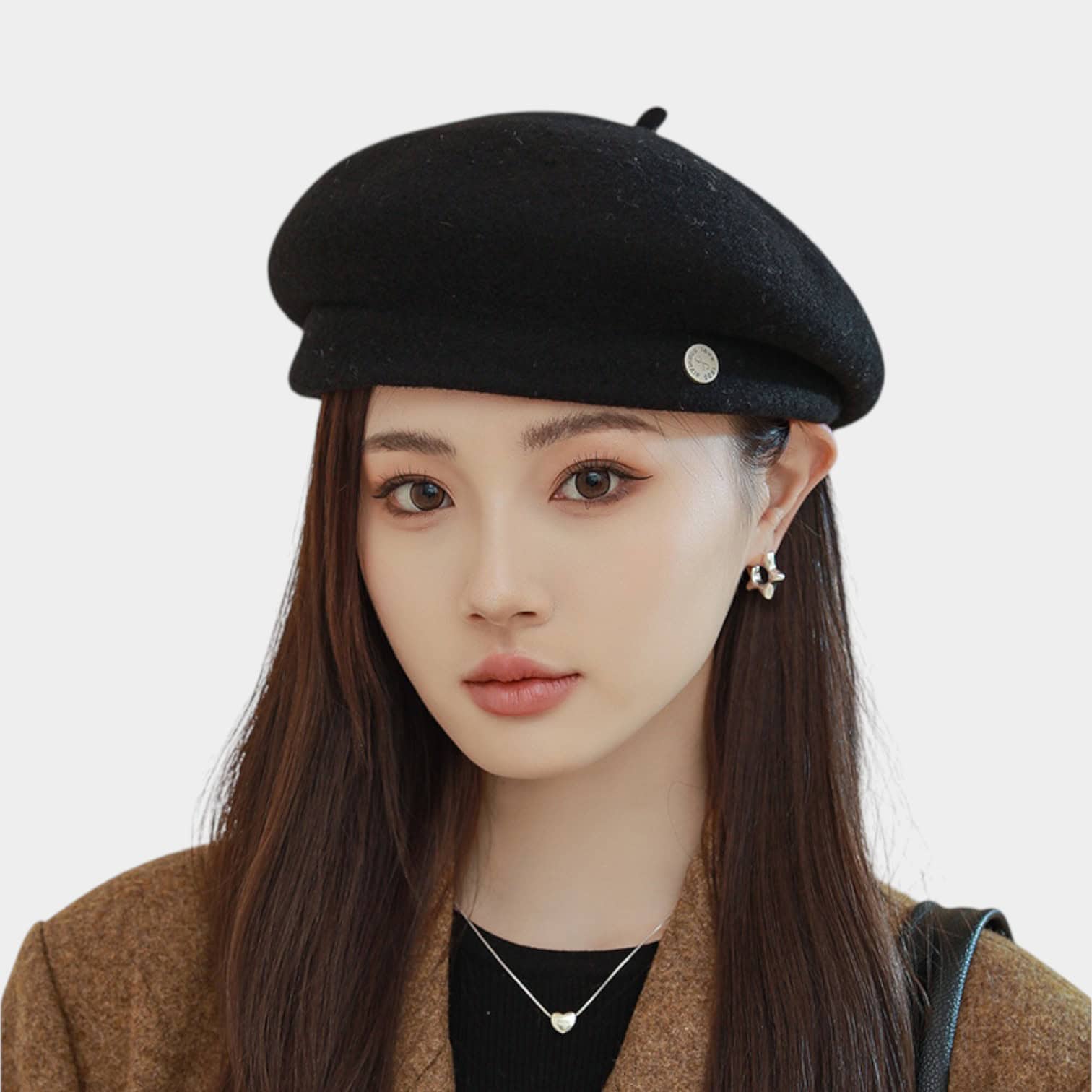 Light Luxury Wool Beret Children Korean Autumn and Winter New Style Face Shown Small Fashion Painter Hat British Retro Belle Hat