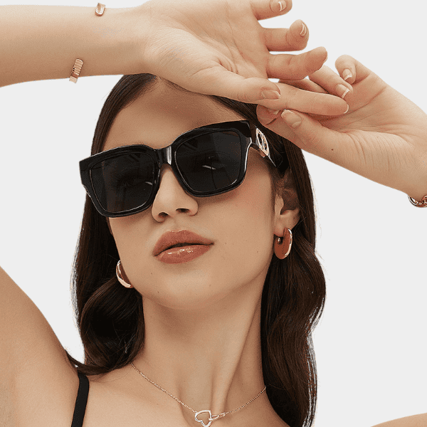 Generous frame 5430 fashionable European and American exaggerated sunglasses niche high-grade UV-proof sunglasses