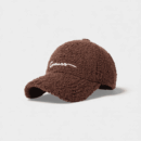 Autumn and Winter peaked cap Women's Korean-style all-match soft top baseball cap outdoor warm teddy velvet hat fashionable face-looking small