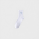 White socks men's summer 100 cotton deodorant sports teenagers middle stockings high school students military training socks boys