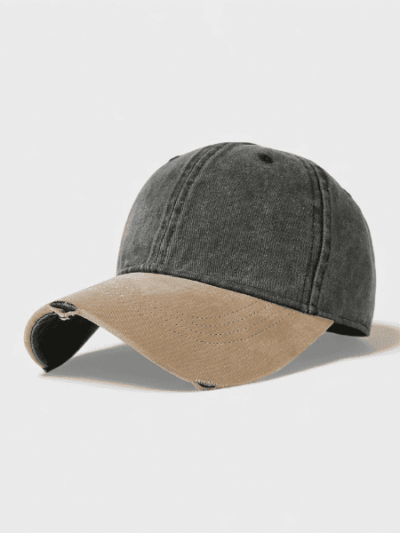 [Special Offer] Baseball Cap Women's Fashion Retro Cap Pure Cotton Breathable Outdoor Cap Simple Contrast Casual Cap