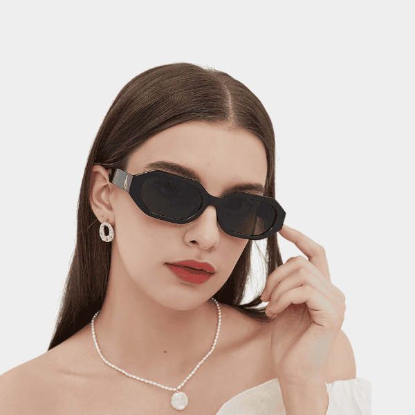 Polygon niche Korean style 5450 UV-proof sunglasses fashion clock-in exaggerated personality trendy street shot sunglasses