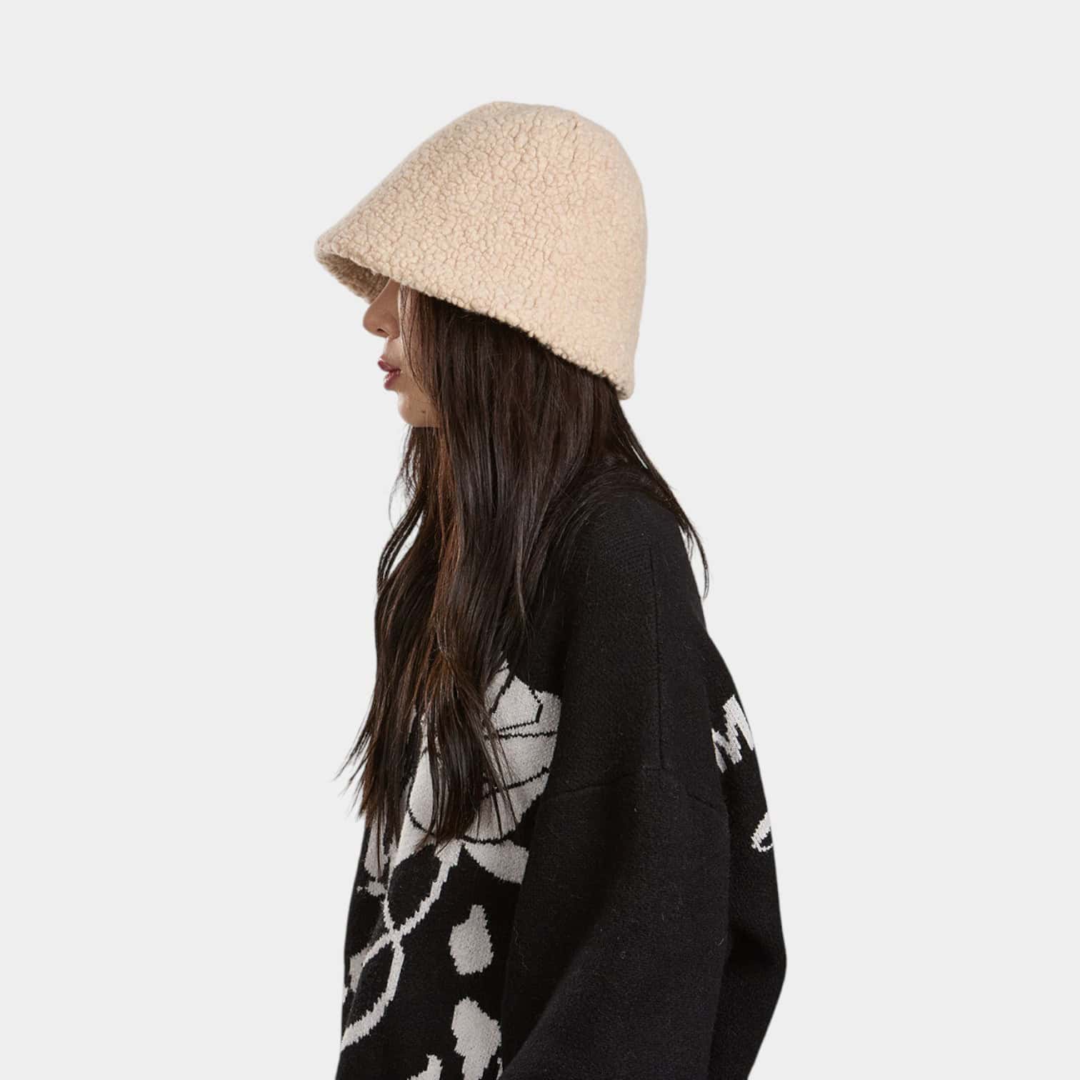 High quality 100% wool knitted hat outdoor trendy men's and women's winter hat in stock embroidered Logo cross-border cold hat wholesale