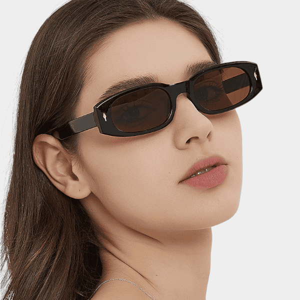 Elegant personality 2024 sweet cool 5657 hip hop hot girl sunglasses Street shooting niche fashion UV-proof sunglasses