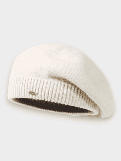 Korean style fashionable beret women's autumn and winter warm knitted hat Japanese style artistic painter hat big head circumference all-matching hat