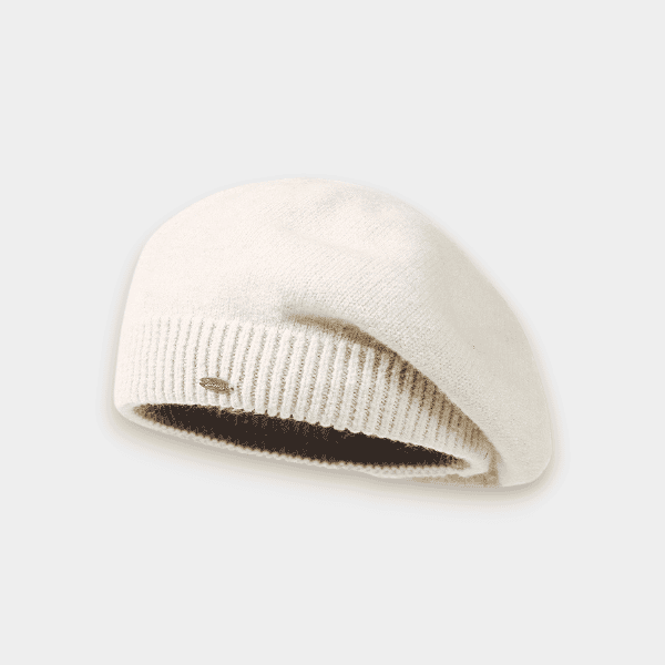 Korean style fashionable beret women's autumn and winter warm knitted hat Japanese style artistic painter hat big head circumference all-matching hat