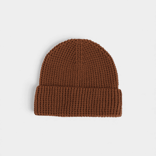 Winter Warm 10% Self-heating Cashmere Waffle Knit Cap 3A Antibacterial Anti-pilling Machine Washable Cross-border Cold Cap