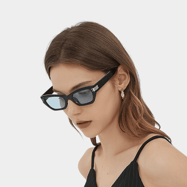 Korean style cat glasses sweet cool niche 5463 trendy sunglasses fashion dopamine personality hot girl exaggerated sunglasses