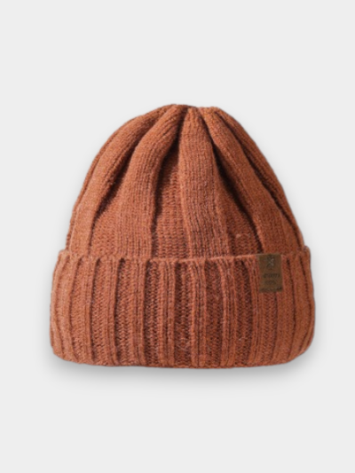 Thickened Fleece-lined Solid Color Knitted Hat For Men Women Outdoor Casual Warm Winter Hat Versatile Wool