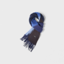 Autumn and Winter gradient color men's scarf pure wool warm comfortable scarf large size scarf casual fashion all-matching