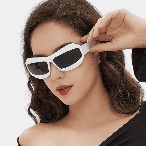 Fashion toad glasses European and American 5462 sunglasses Street shooting punk clock-in exaggerated trendy UV-proof sunglasses