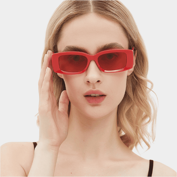 Autumn 2024 New European and American Personality Small Frame Sunglasses Women's High Sense Punk Fashion All-match Sunscreen Sunglasses