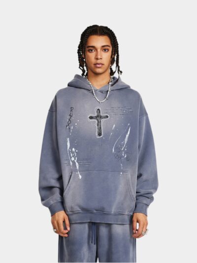 Men's Artistic print Long sleeves Hoodie