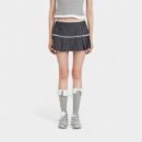 Women's Striped pattern Pleated Skirt