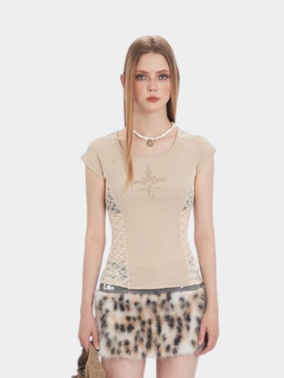 Women's Floral print Short sleeves T-Shirt