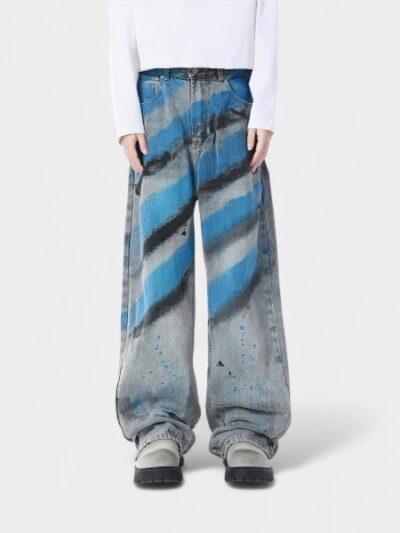 Men's Artistic print Jeans