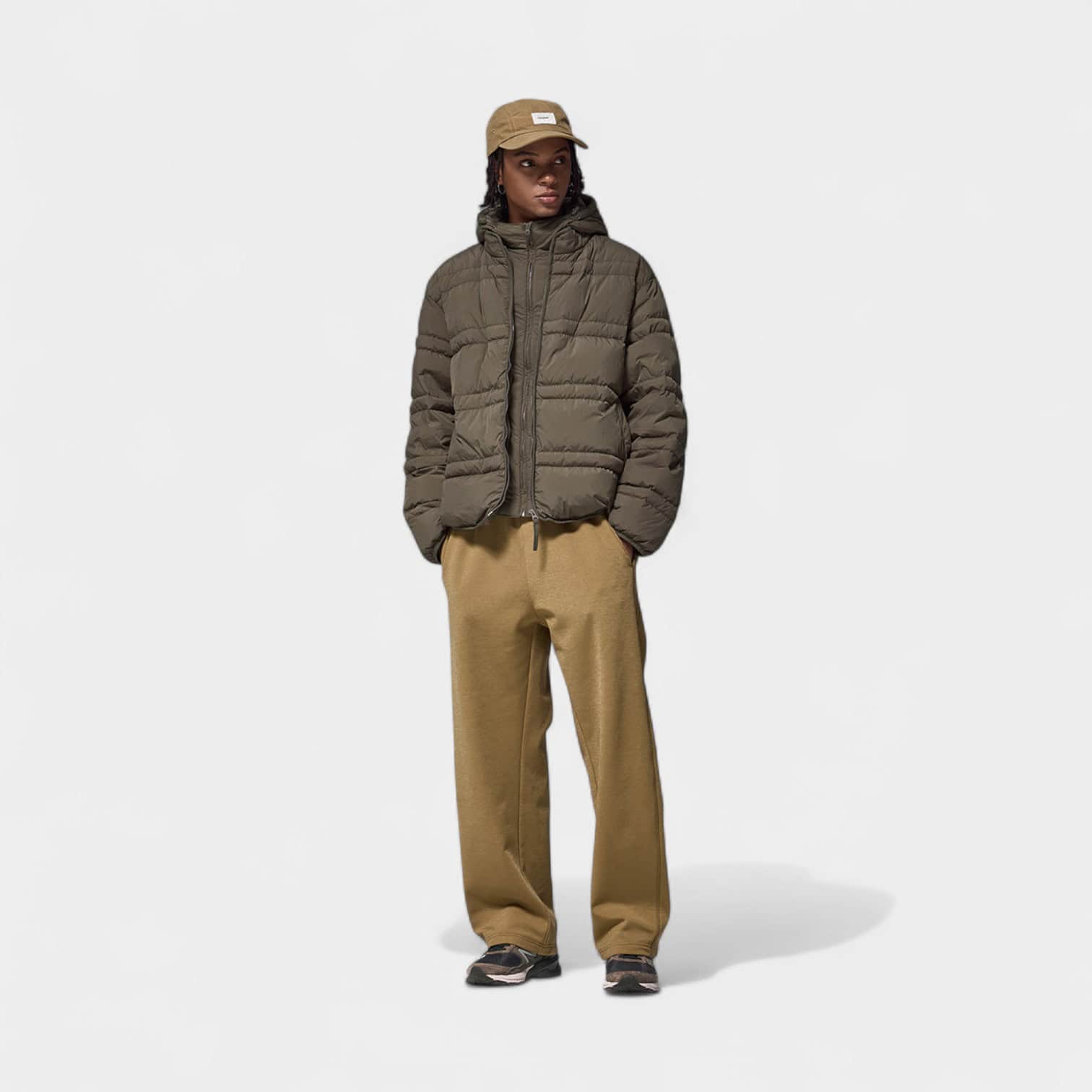 Men's Oversized Long sleeves Puffer Jacket - Image 3