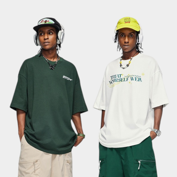 Men's Text print Short sleeves T-Shirt