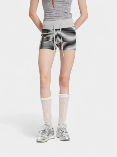 Women's Striped pattern Jogger Shorts