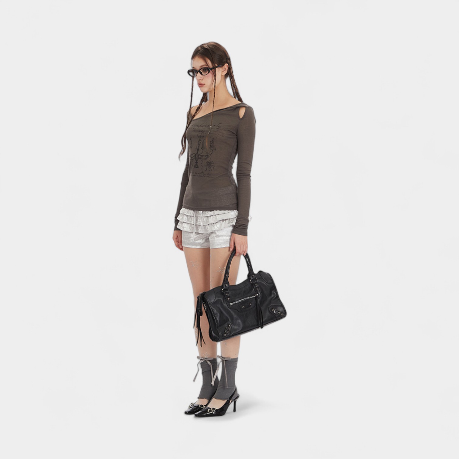 Women's Text print Long sleeves T-Shirt - Image 2